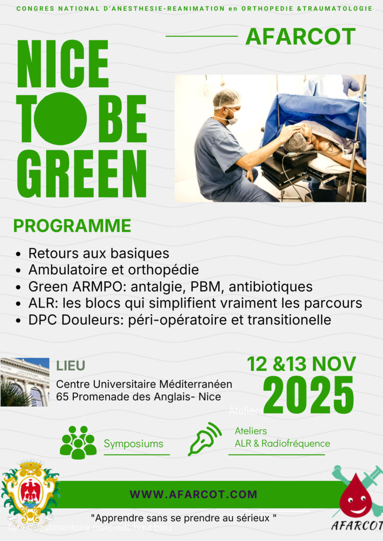 Congrès AFARCOT 2025